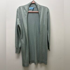 Survival Light green Open Front Cardigan